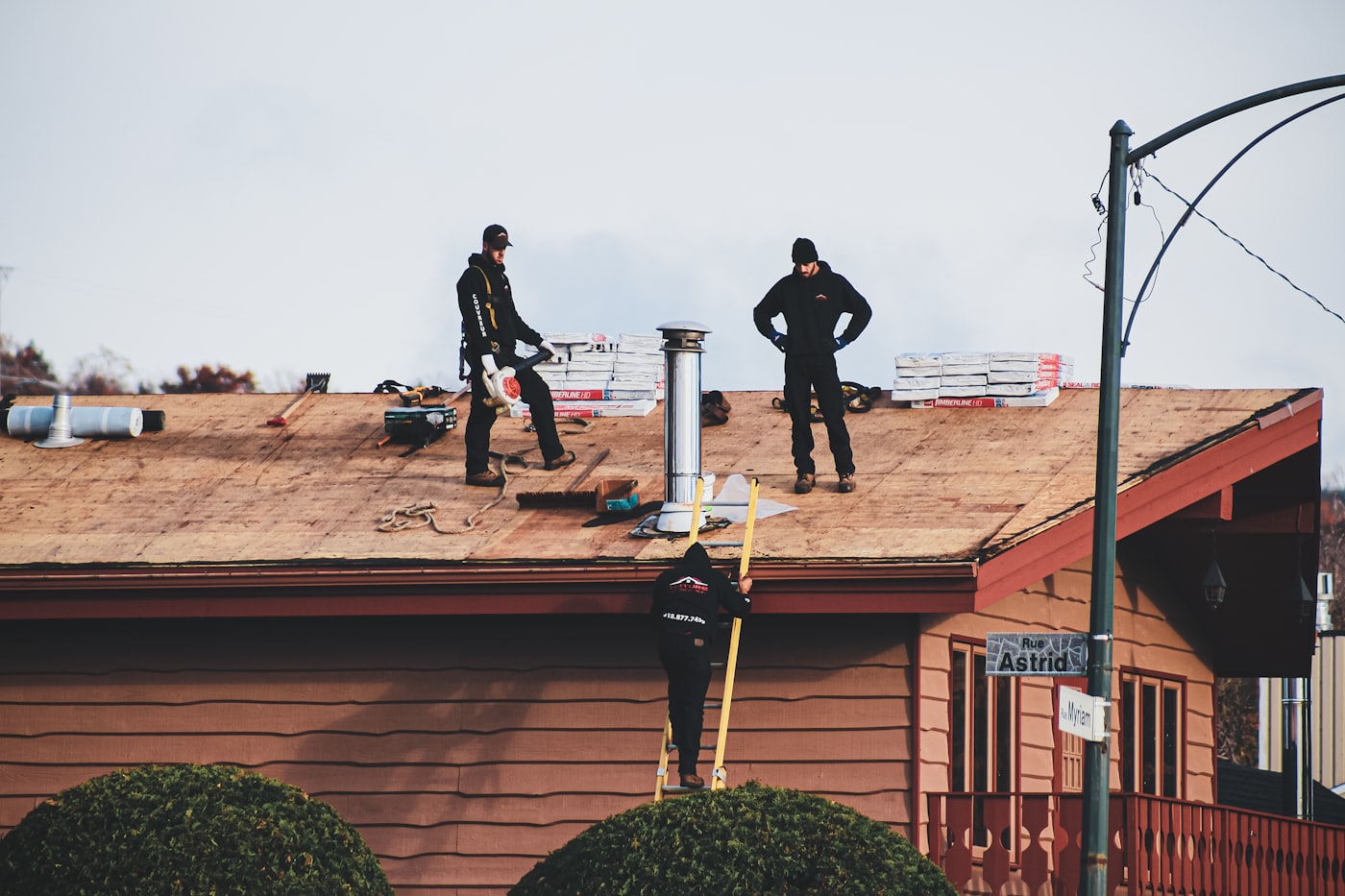 roofing work